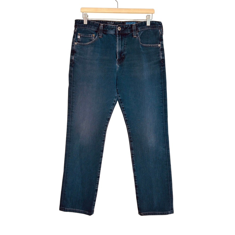 AG Adriano Goldschmied The Everett Slim Straight Mens 34X28 Dark Wash 360 Jeans